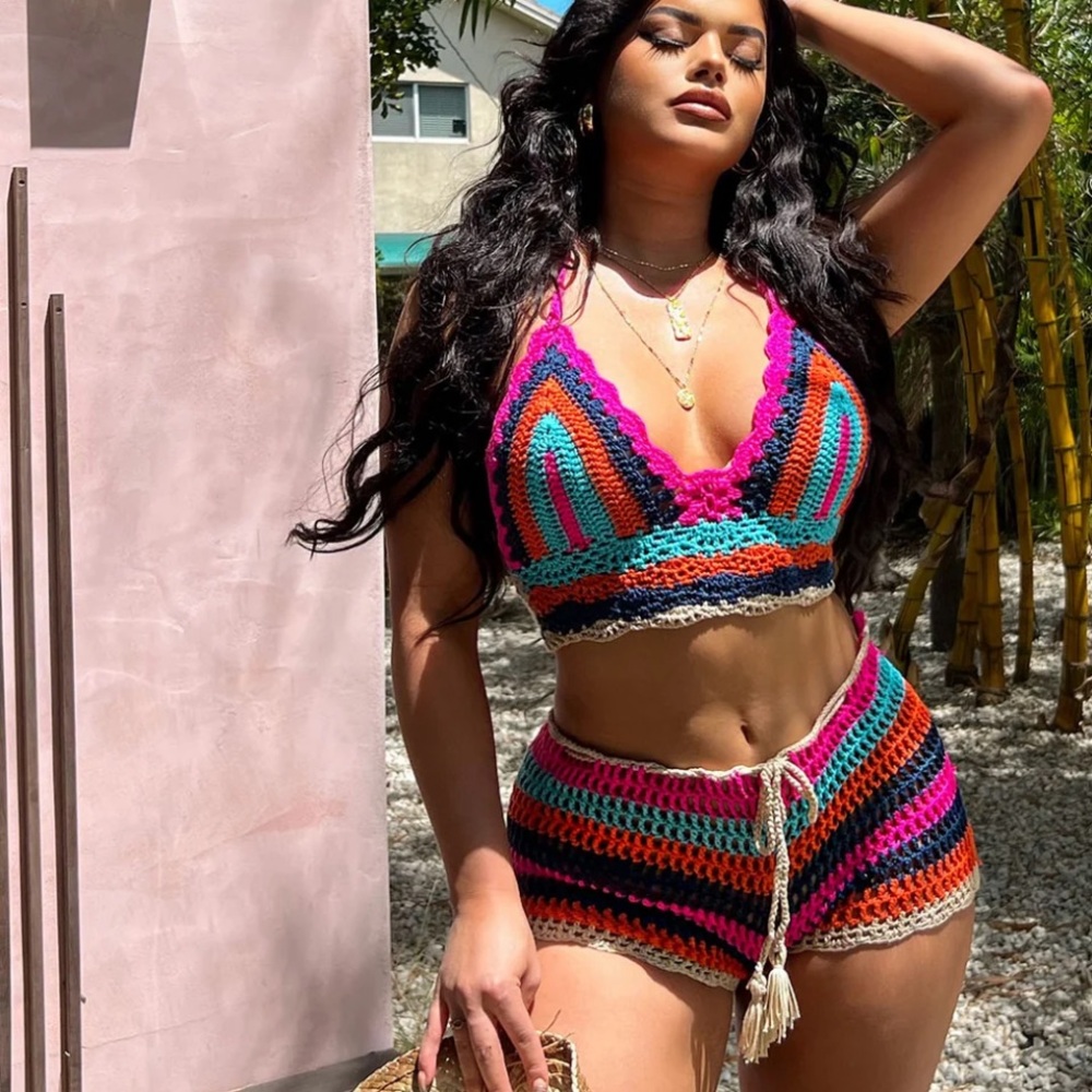 Multi color Crochet Set